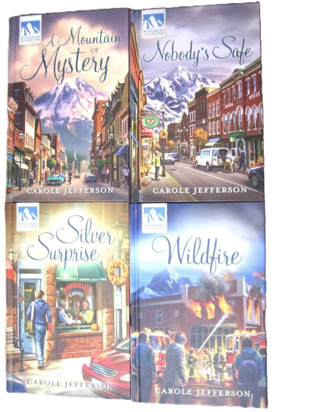 Guideposts Clean Novels Mysteries of Silver Peak Books 1-4 Hardback